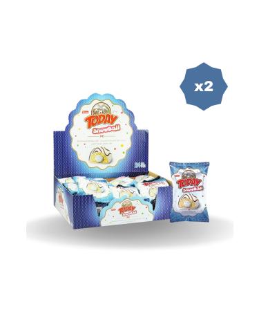 Elvan TODAY SNOWBALL MILK CAKE 35 GR 24 PIECES - (2 PACK)