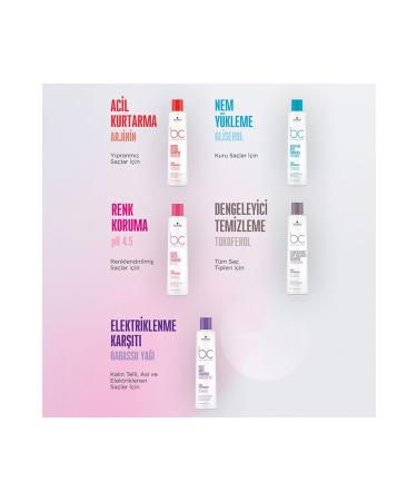 Bonacure +Schwarzkopf Bonacure Bc Clean Damaged Hair Emergency Rescue Shampoo 250ml/GEM42VF9-BeautyBar - Buy Online on GoSupps.com