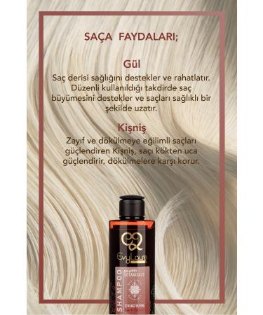 EvyLaure Rose Oil & Coriander Shampoo | Strengthening | Botanical | 225 ml - Buy Online on GoSupps.com