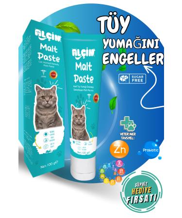 AL N Cat Malt Paste 100 G Anti-Hairball Malt Paste for Cats