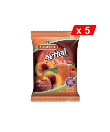 Alt ncezve Peach Flavored Drink Powder 250 Gr - 5-PACK