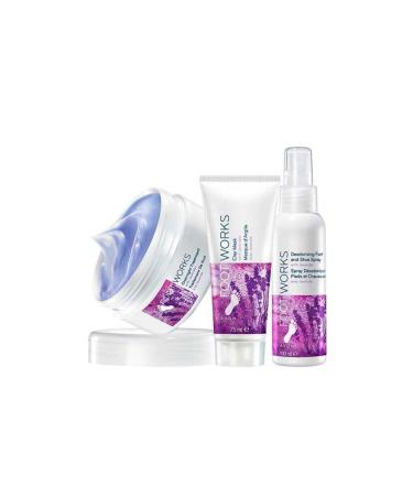 Avon Footworks Lavender Foot Care Set