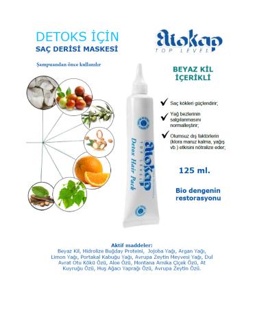 Eliokap Detox Hair Pack - Detox Mask for Scalp and Face 125 ml