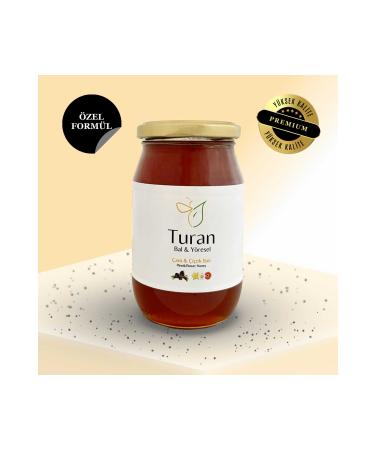 Turan Honey & Local PINE & FLOWER HONEY 450g