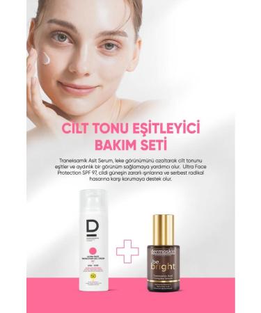 Dermoskin Skin Tone Equalizing Care Set-Face Sun Cream Spf 97 +Tranexamic Acid Complex Serum 30 ml - Buy Online on GoSupps.com