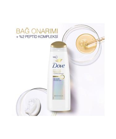 Dove Hair Care Shampoo Bond Intense Repair + Peptide Complex 400 ml + Dual Phase Hair Serum 80 ml - Buy Online on GoSupps.com