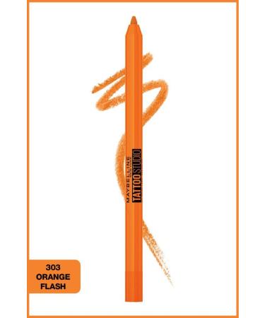 Maybelline New York Sunkisser Shimmer Liquid Blush 09 Midnight Shimmer & Tatoo Liner Gel Orange Flash Orange Eye Pencil - Buy Online on GoSupps.com