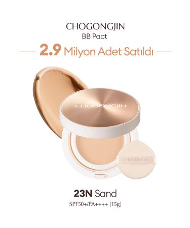 Missha Anti-Aging Care and Intensive Coverage Cream BB CHOGONGJIN BB Pact (23N) SPF50+/PA++++