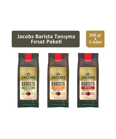Jacobs Barista Filter Coffee Introduction Package 200 gr x 3 Pieces