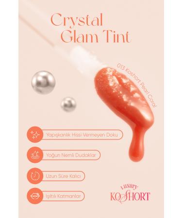 CLIO Non-sticky Intense Shimmer Tint CLIO Crystal Glam Tint (13 Koshort Pearl Coral) - Buy Online on GoSupps.com