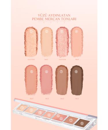 PERIPERA Pigmented 5 Different Textured Eyeshadow Palette All Take Mood Palette 003 Can I Call You A Flower - Buy Online on GoSupps.com