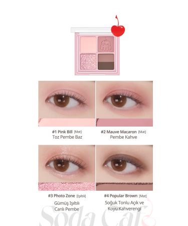 PERIPERA 5 Color Mini Eyeshadow Palette Ink Pocket Shadow Palette (06 SIGNATURE IS MUTE) (SODA CAFE) - Buy Online on GoSupps.com