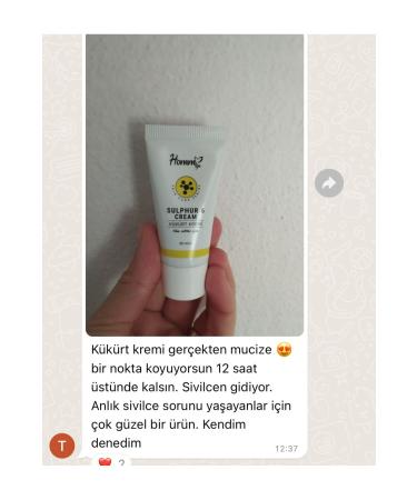 HOM HOMM LIFE SULFUR CREAM 20ML - Buy Online on GoSupps.com