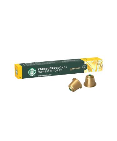 Starbucks Blonde Espresso Capsule Coffee 10 Pack x 6 Pieces Nespresso Compatible - Buy Online on GoSupps.com
