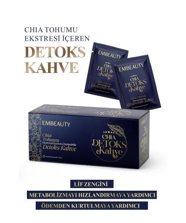 Embeauty Detox Form Coffee with Chia Seeds Helps Lose Weight and Eliminate Edema