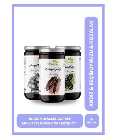 Black Mulberry World Wild Molasses 650 gr Cone Extract 650 gr Carob Extract 650 gr