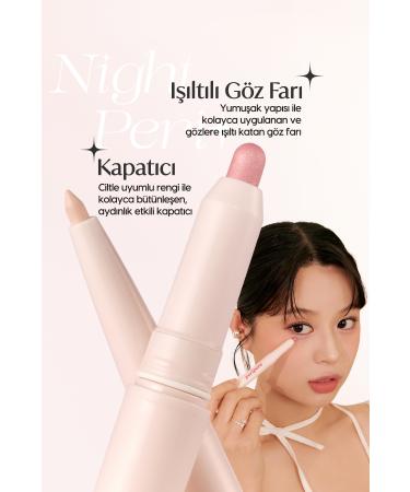 PERIPERA Double-Sided Concealer and Shimmering Pencil Eyeshadow Sugar Twinkle Duo Eye Stick (06 SHEER BLURRING) - Buy Online on GoSupps.com