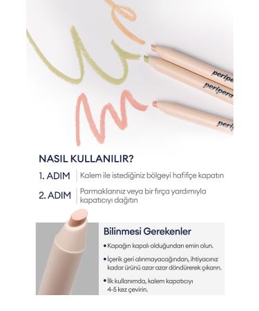 PERIPERA Color Corrector Pencil Concealer Beige Color PERIPERA Mood Fit Pencil Concealer 003 Cover Beige - Buy Online on GoSupps.com