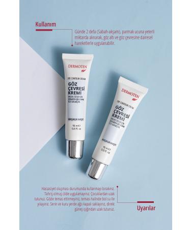 Dermoten Eye Contour Brightening and Anti-Wrinkle Care Cream 15 ml - Buy Online on GoSupps.com