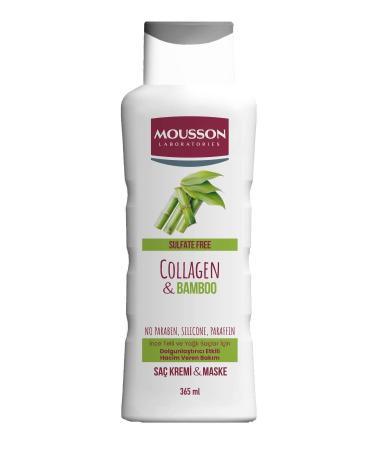 Mousson Collagen & Bamboo Intensive Volume Hair Care Cream and Mask 365 ml - Buy Online on GoSupps.com