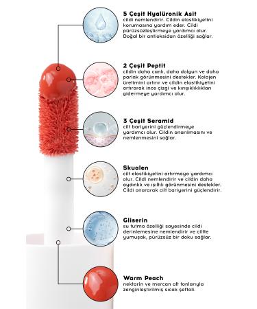 Cream Co. Glow Tint Warm Peach 503 | Blush Lipstick Eyeshadow Makeup Moisturizer | Peach | Hyaluronic Acid Peptide - Buy Online on GoSupps.com