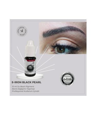 S-IRON COSMETIC Permanent Makeup Paint Black Pearl Black Brown