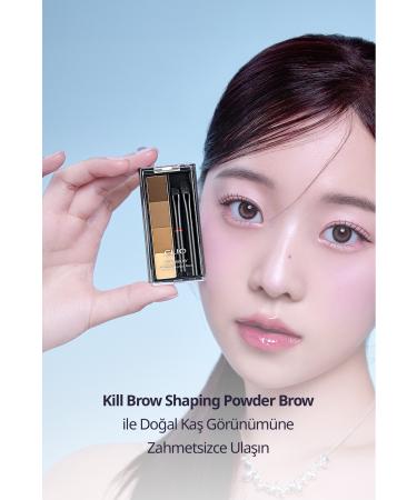 CLIO Warm Undertone Eyebrow Shadow Palette CLIO Kill Brow Shaping Powder Brow (01 Natural Warm Brown) - Buy Online on GoSupps.com