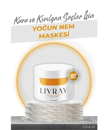 Livray Nourishing and Moisturizing Hair Care Mask - For Dry and Brittle Hair (500 ML) - Buy Online on GoSupps.com