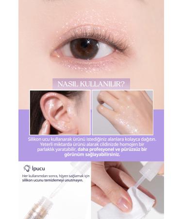 CLIO Sparkling and Transparent Liquid Glitter CLIO Moon Glass Liquid Glitter Sweet Cloud (04 Pink Spread) - Buy Online on GoSupps.com