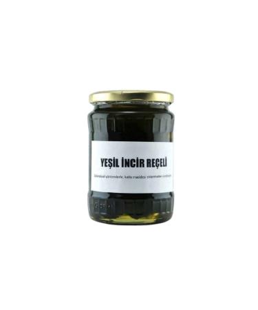 gurmezza Green Fig Jam (RAW FIG JAM) (710 GR NET)