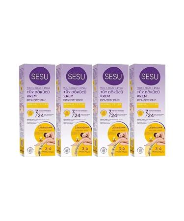 Sesu Hair Removal Cream 100ML Normal Skin (Set of 4)
