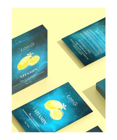Long Lon.g K-beauty Vitamin Authentic Revitalizing Brightening Face Mask 10 Piece Box - Buy Online on GoSupps.com