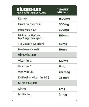 Prebico Prebiotic Collagen Detox Vitamin (C E B7 D3) and Mineral Chicory Coffee 2 Boxes of 30 - Buy Online on GoSupps.com