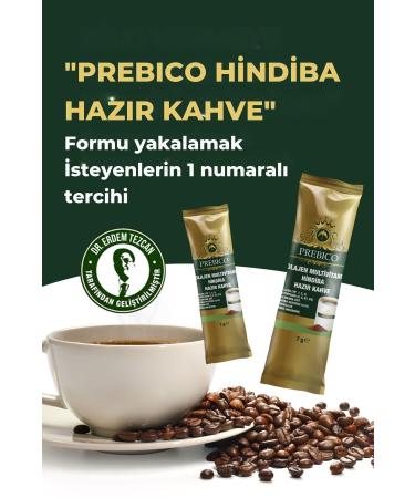 Prebico Prebiotic Collagen Detox Vitamin (C E B7 D3) and Mineral Chicory Coffee 4 Boxes of 30 - Buy Online on GoSupps.com