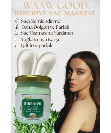 WAAW GOOD Rosemary Anti-Hair Loss and Hair Growth Supporting Hair Care Mask 210 Ml - Buy Online on GoSupps.com