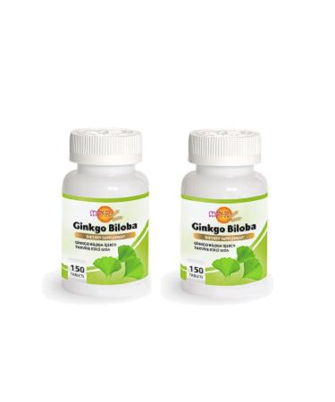 Meka Nutrition Ginkgo Biloba 240 Mg 150 Tablets 2 Boxes