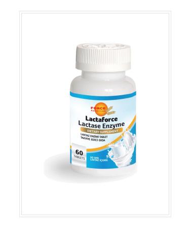 Force Nutrition Lacta Lactase Enzyme 50 Mg 60 Tablets