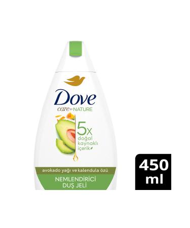 Dove Moisturizing Shower Gel Avocado Oil & Calendula Extract 450 ml
