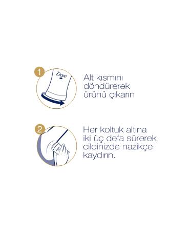 Dove Women's Stick Deodorant Invisible Dry 1/4 Moisturizing Cream Effective 40ml X2 Pieces - Buy Online on GoSupps.com