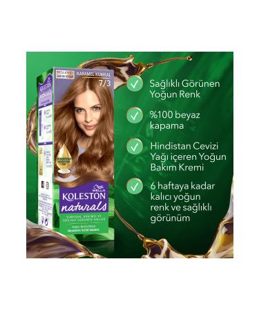 Wella Koleston Naturals Hair Dye 7/3 Caramel Blonde - Buy Online on GoSupps.com