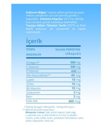 macurite 60 Softgel Capsules- Eye Vitamin Containing Lutein Zeaxanthin - Buy Online on GoSupps.com