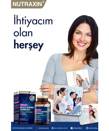 Nutraxin Vitals Women's Multivitamin Complex 60 Tablets - Buy Online on GoSupps.com