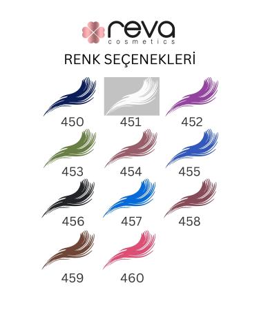 REVA Lash Booster & Full Volume Color Mascara - Full Volume & Lengthening Color Mascara Dark Blue 450 - Buy Online on GoSupps.com