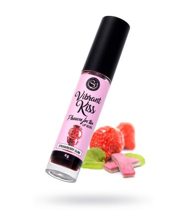SECRET PLAY Lip Gloss Vibrant Kiss Strawberry Gum Flavored Lip Gloss 6 gr - Buy Online on GoSupps.com
