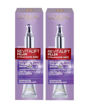 L'Oreal Paris Revitalift Filler Plumping Eye Care Cream 15ml -Hyaluronic Ace - Buy Online on GoSupps.com