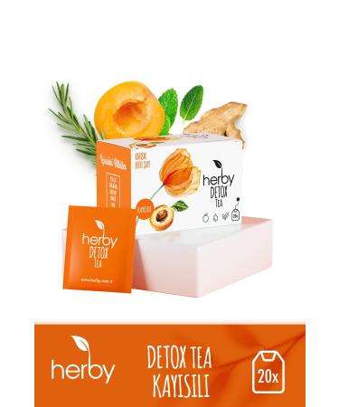 Herby Detox Tea Apricot Diet Support Detox Herbal Tea