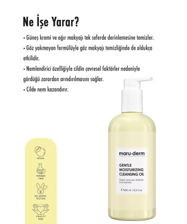 Maru.Derm Maruderm Oil-Based Cleanser 400 Ml - Cleansing Oil for Face and Body - Buy Online on GoSupps.com