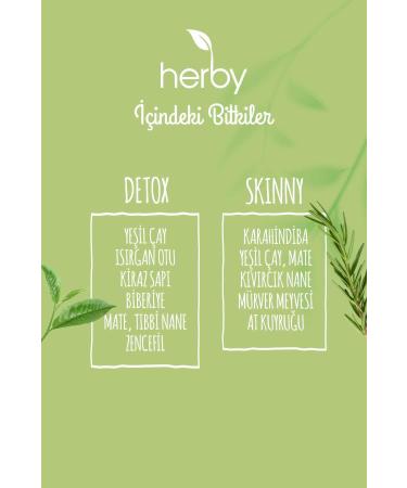 Herby Herbal Tea 2-Pack Detox Pack (DETOX TEA SKINNY TEA) - Buy Online on GoSupps.com