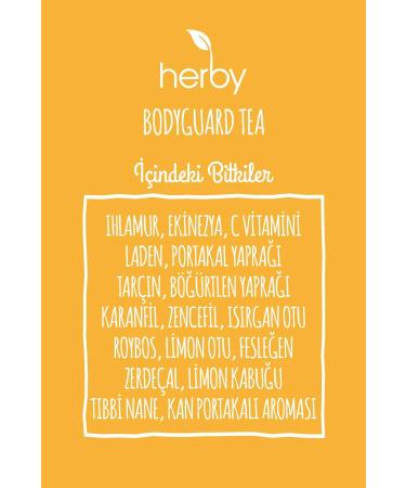 Herby Bodyguard Tea Vitamin C Herbal Tea Pack of 2 - Buy Online on GoSupps.com