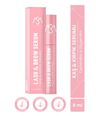 moonset Eyebrow & Eyelash Care Serum Silk Protein Rice Protein Vitamin B5 8 ml